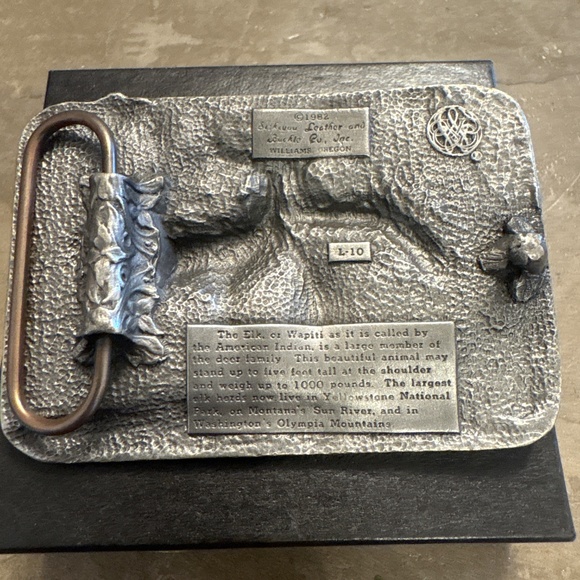 Wapiti colorful elk belt buckle - Picture 2 of 3